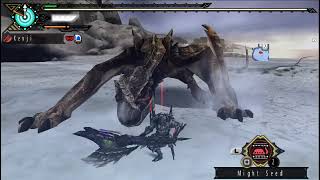 MHP3rd - High Rank - Desert Front - It Roars! Black Tigrex + Tigrex VS SA 8:26