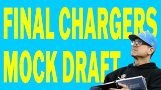 Final LA Chargers Mock Draft (With Trade Down Scenario!)