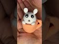 super clay art cute bunny🐰 viralvideo shorts bunny clay polymerclay how diy superclay art