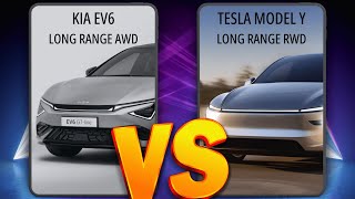 ⚡Kia EV6 AWD ⚔️ Tesla Model Y RWD⚡