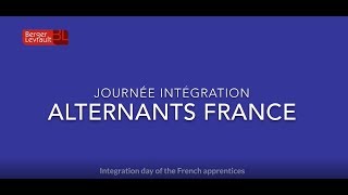 Journée d'intégration des alternants France 2019-2020