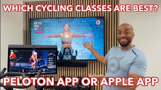 PELOTON APP CYCLING V APPLE FITNESS PLUS CYCLING - Which is right for you?