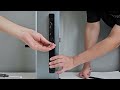 jacchozhi glass door smart lock installation instructions.