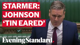 Keir Starmer labels Boris Johnson 'tin eared' during PMQs as PM dodges questions on exams algorithm