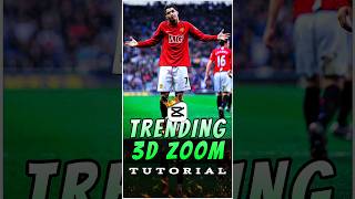 Trending 3d Zoom Pro Tutorial 🔥✨ | Capcut Tutorial | #capcut #capcuttutorial #3danimation