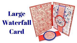 Large Waterfall Card or Mini Album | Creative Card Series 2018