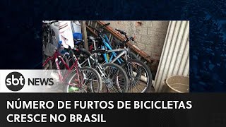 Número de furtos de bicicletas cresce no Brasil | SBT News na TV (23/01/23)
