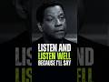 listen and listen well because I'll say #motivation #inspirationalquotes #denzelwashington #success