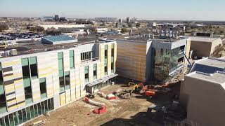 NW Campus Re-Development Project - Drone Flyover February 2023