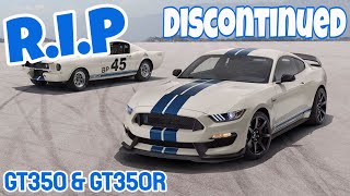 FORD MUSTANG GT350 AND GT350R GET DISCONTINUED: Ford Will No Longer Make The GT350 And Here's Why