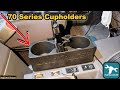 🔧BEST! 70 Series Double Cup Holder - Install