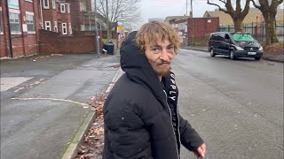 Sleeping in a Bin shoot - Junction Rikki Interview part 2 #Newtown #Birmingham