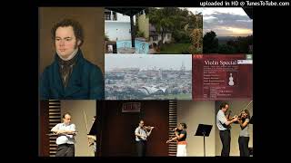 Schubert Rondo in A D.438 for violin + strings Christoph Schickedanz, violin + UTT Chamber Players