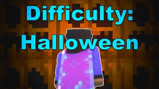 Minecraft, But The Difficulty Is Halloween