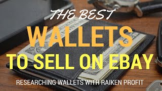 Things to Sell on Ebay - Men's Wallets That Are Selling on Ebay