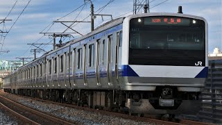 JRE531系K417編成 323M 普通 高萩行き JR常磐線 水戸～勝田 区間