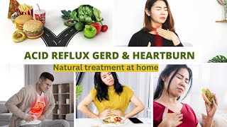 Best Foods For Acid Reflux Treatment | How To Treat Acid Reflux, Heartburn and Gerd Naturally