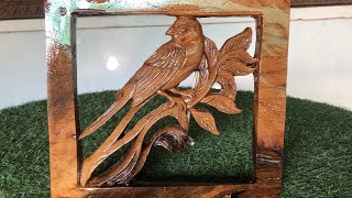 Amazing Wood Carving Art | Turning Scrap Wood into Beautiful Bird SouvenirsGenius