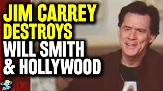 FACTS! Jim Carrey DESTROYS Will Smith & Hollywood For Giving A STANDING OVATION to Chris Rock SLAP