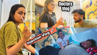 Injection vlog Doctor Ghar Pe! 💉 Full Body Checkup \u0026 Bum Injection 😱 | Crazy Doctor Vlog