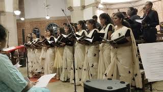 கல்வாரி மலையில் ....அமெரிக்கன் கல்லூரி choir...10-04-2022