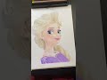 This drawing of Elsa took me 15 hours #shorts