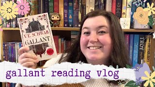 reading my most anticipated release of the year! 📚 gallant reading vlog and review