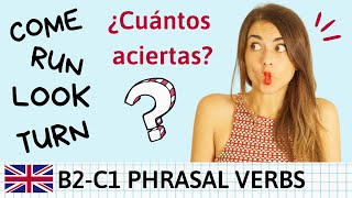 PHRASAL VERBS con COME, RUN, LOOK y TURN. Juego práctico + explicación ✏️ Nivel B2 - C1