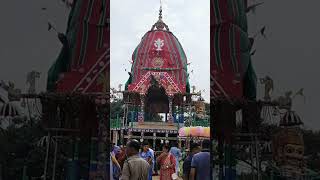 Three Chariots waiting to Return Sri Gundicha Puri