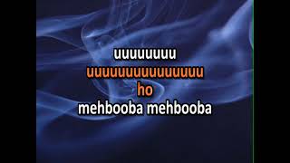 Mehbooba Mehbooba   Sholay Video Karaoke With Scrolling Lyrics