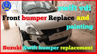 Suzuki Swift front Bumper replacement, Swift Bumper price With Paint, maharaja motor mmw #video