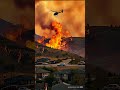 massive los angeles fire caught on camera shocking footage wildfire firesafety staysafe