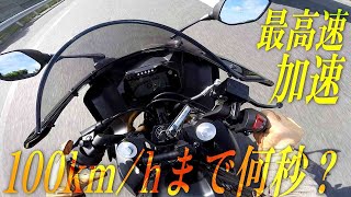 YZF R15 2023年版日本モデル 100km/hまで何秒で加速？最高速は何キロ？【高速道路走行】