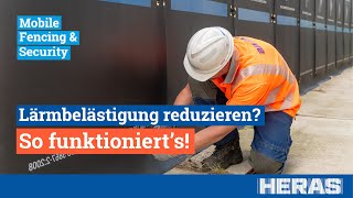 So wirken Lärmschutzmatten auf Ihrer Baustelle am effektivsten!