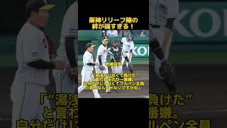 最強リリーフ陣の団結力がすごい！ #阪神タイガース #湯浅京己  #岩貞祐太  #岩崎優 #加治屋蓮