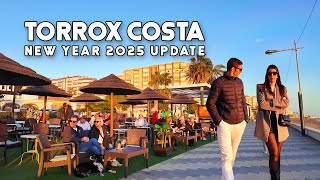 Torrox Costa Spain New Year January 2025 Update Relaxing Seaside Town Costa del Sol | Málaga [4K]