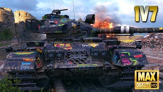 Centurion AX alone versus 7 on Himmelsdorf - World of Tanks