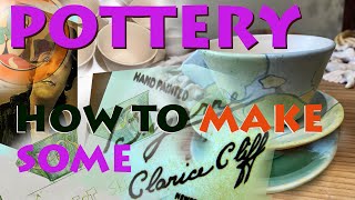 POTTERY, MAKING SOME CLARICE CLIFF! [How to!]