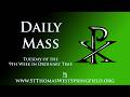 Daily Mass Tuesday, June 2, 2026