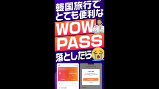 韓国旅行でWOWPASSを落としたら・・・