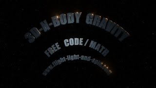 n-body source code - 3d gravity algorithm