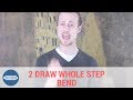 The easiest way to play your 2 draw whole step bend in tune - Harmonica Lesson