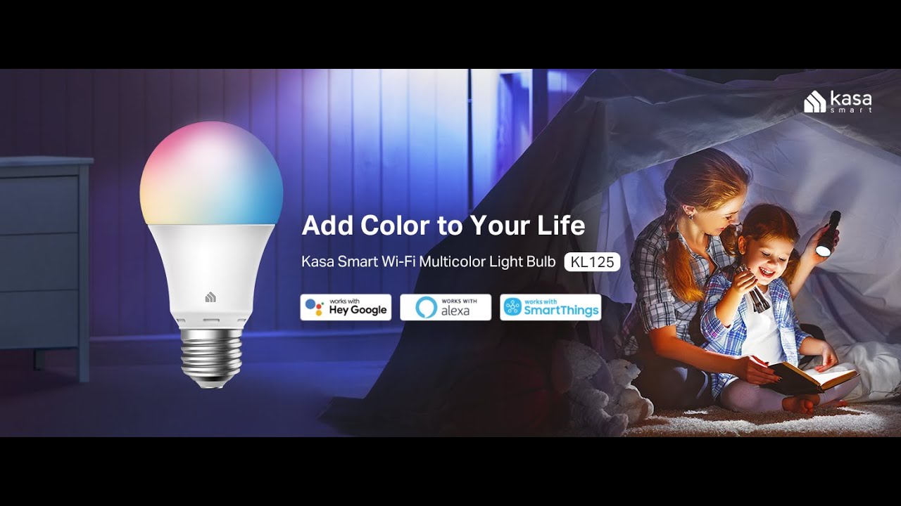 Kasa Smart Light Bulbs, Full Color Changing Dimmable Smart WiFi Bulbs ...