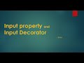 Input Property in Angular