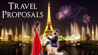 10 Best Travel Marriage Proposal Ideas on the Internet!! Beautiful Engagement Compilation
