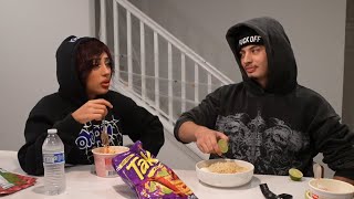 EATING NOODLES MUKBANG (HIGH)