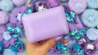 Compilation set★ASMR SOAP★Crushing soap★Cutting soap cubes★FOAM&GLITTER&STARCH★