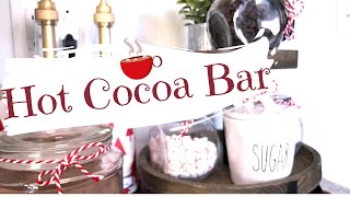 DIY Hot Cocoa Station | Coffee Bar | Delicia At Home