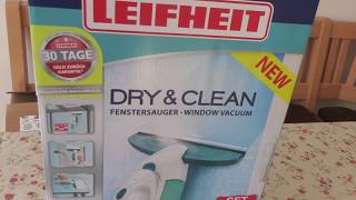 Ich teste den Leifheit Dry \u0026 Clean Fenstersauger