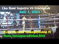 Eko Roni Saputra Vs Erwinsyah ; Baku Hantam Championship, Rans Nusantara Hebat Bsd, June 1st, 2024